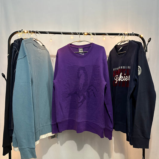 Nike Graphic Sweatshirt  - Thrift (Purple) (L)