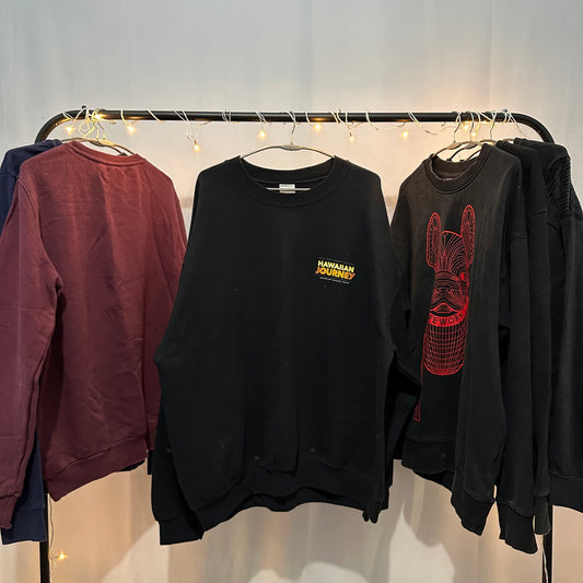 Gildan Hawaiian Journey Sweatshirt  - Thrift (Black) (XL)